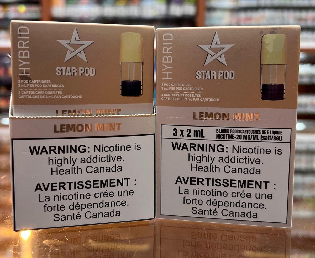 STAR HYBRID PODS 20mg - LEMON MINT - HM Vape