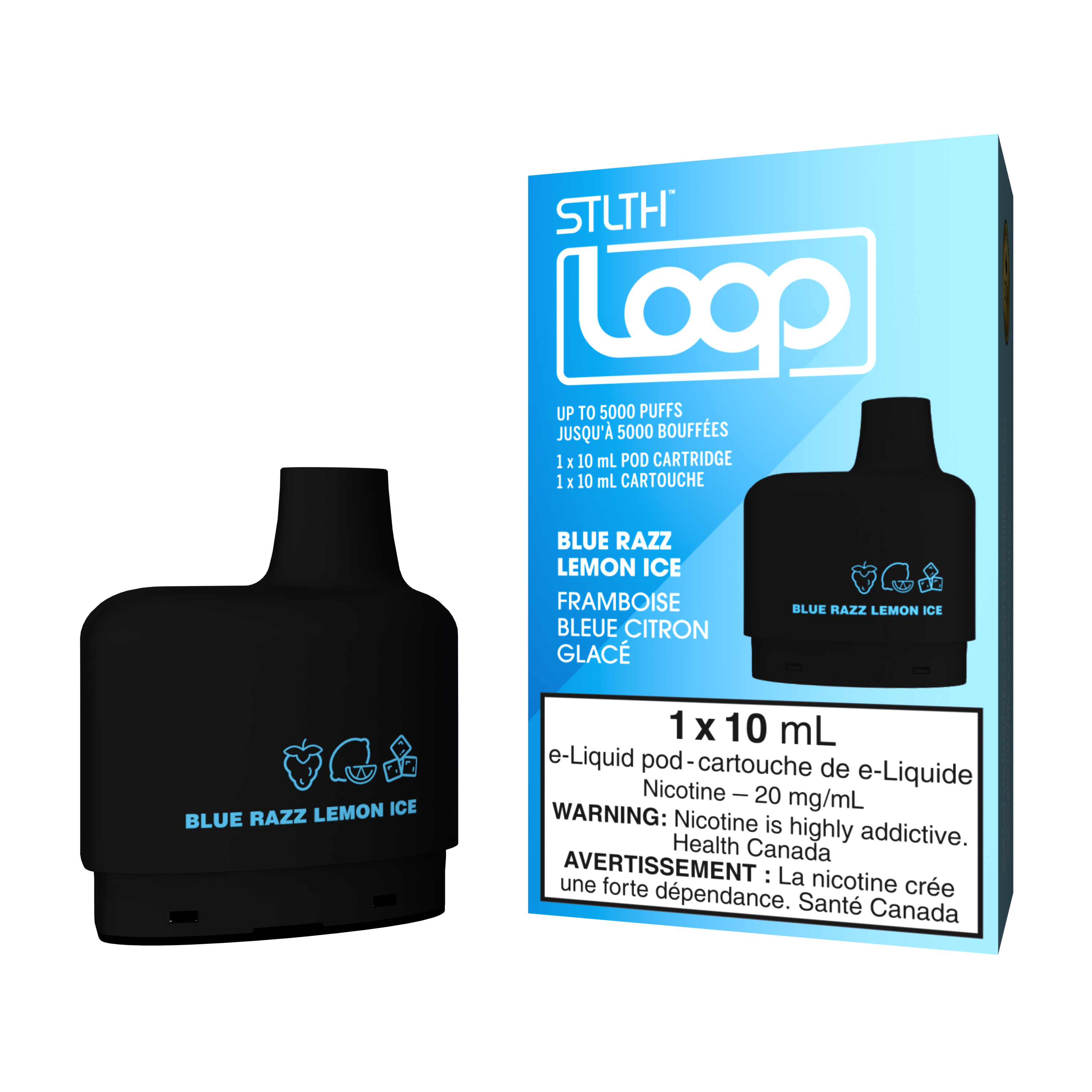 STLTH LOOP POD PACK - BLUE RAZZ LEMON ICE