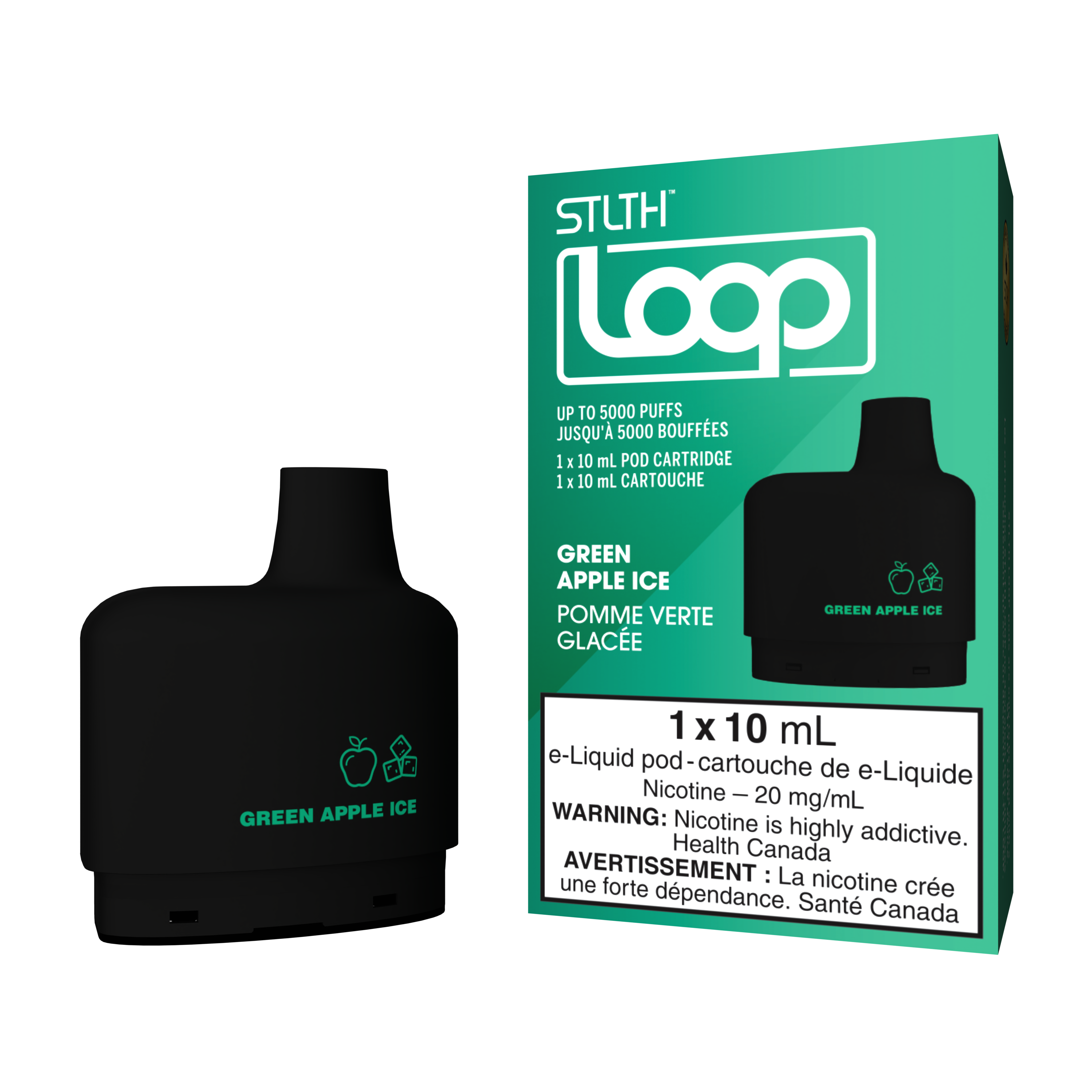 STLTH LOOP POD PACK - GREEN APPLE ICE