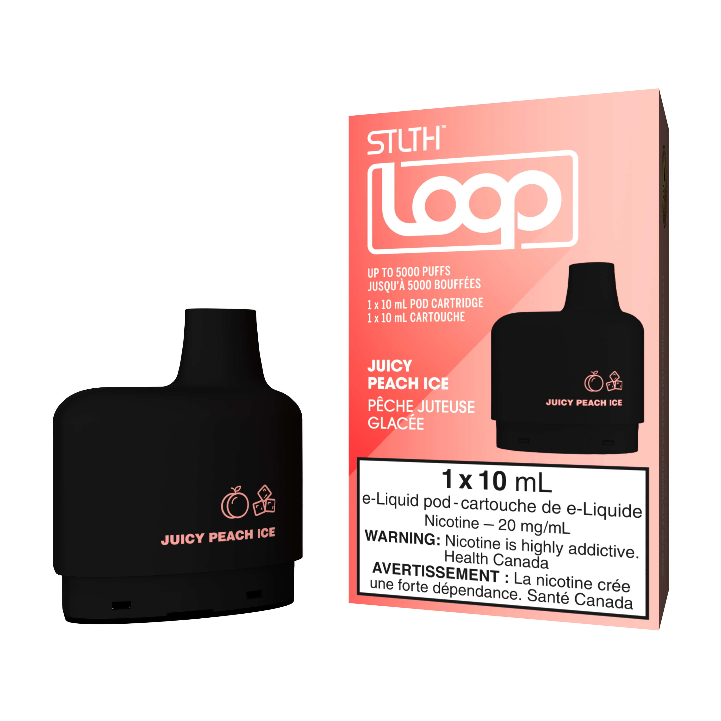 STLTH LOOP POD PACK - JUICY PEACH ICE