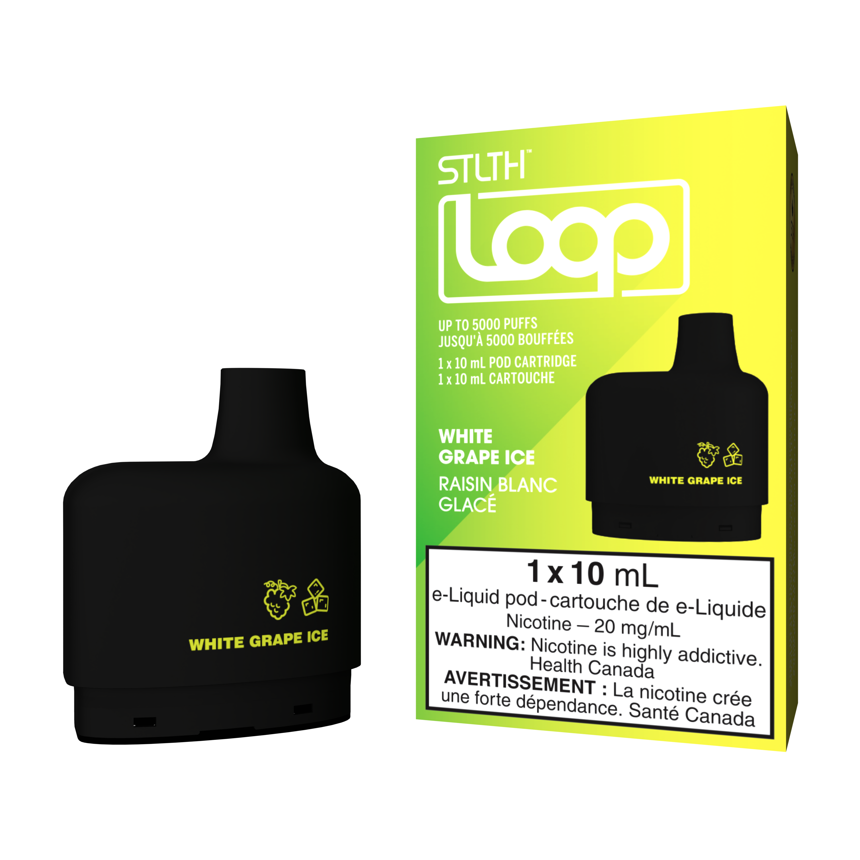 STLTH LOOP POD PACK - WHITE GRAPE ICE