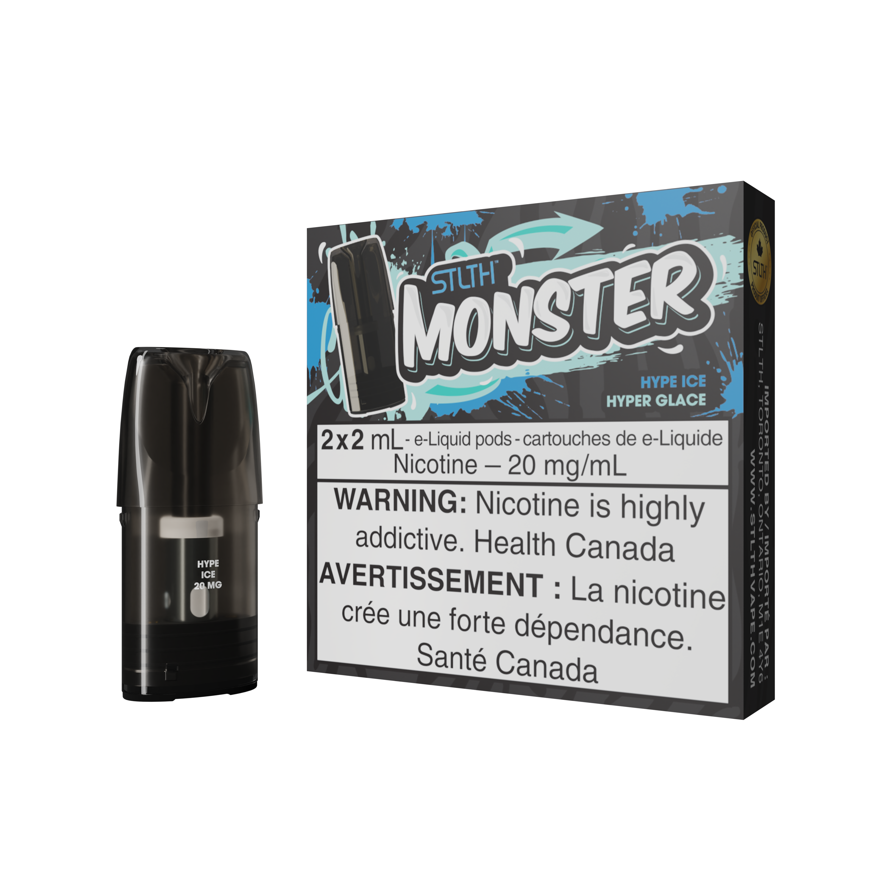 STLTH MONSTER PODS (2PCS/PK) - HYPE ICE