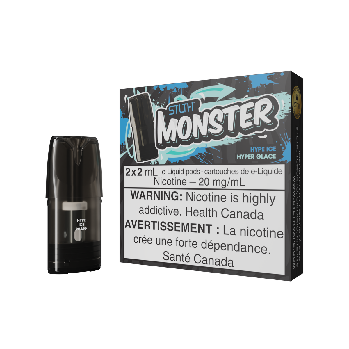 STLTH MONSTER PODS (2PCS/PK) - HYPE ICE