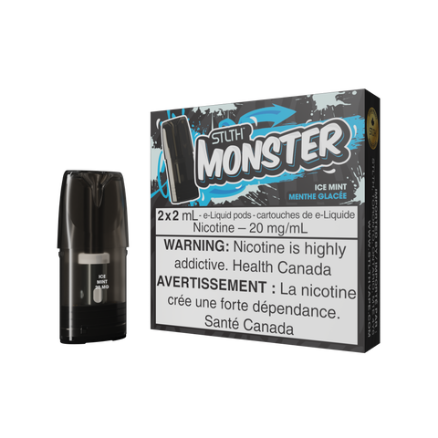 STLTH MONSTER PODS (2PCS/PK) -  ICE MINT