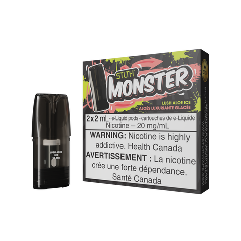 STLTH MONSTER PODS (2PCS/PK) - LUSH ALOE ICE