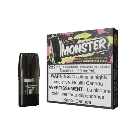 STLTH MONSTER PODS (2PCS/PK) - MANGO PINEAPPLE PEACH ICE