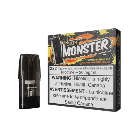 STLTH MONSTER PODS (2PCS/PK) -  ORANGE CITRUS ICE