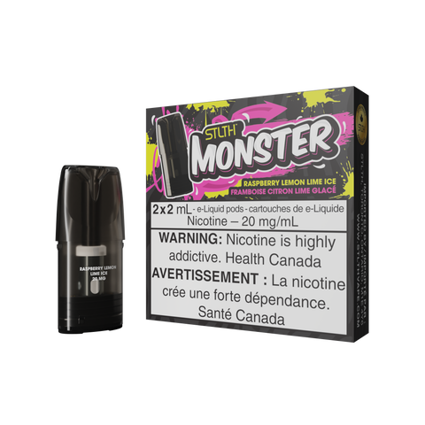 STLTH MONSTER PODS (2PCS/PK) -  RASPBERRY LEMON LIME ICE