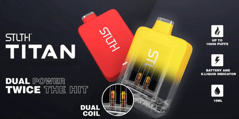 STLTH TITAN 10K DISPOSABLE - Razz Apple Ice