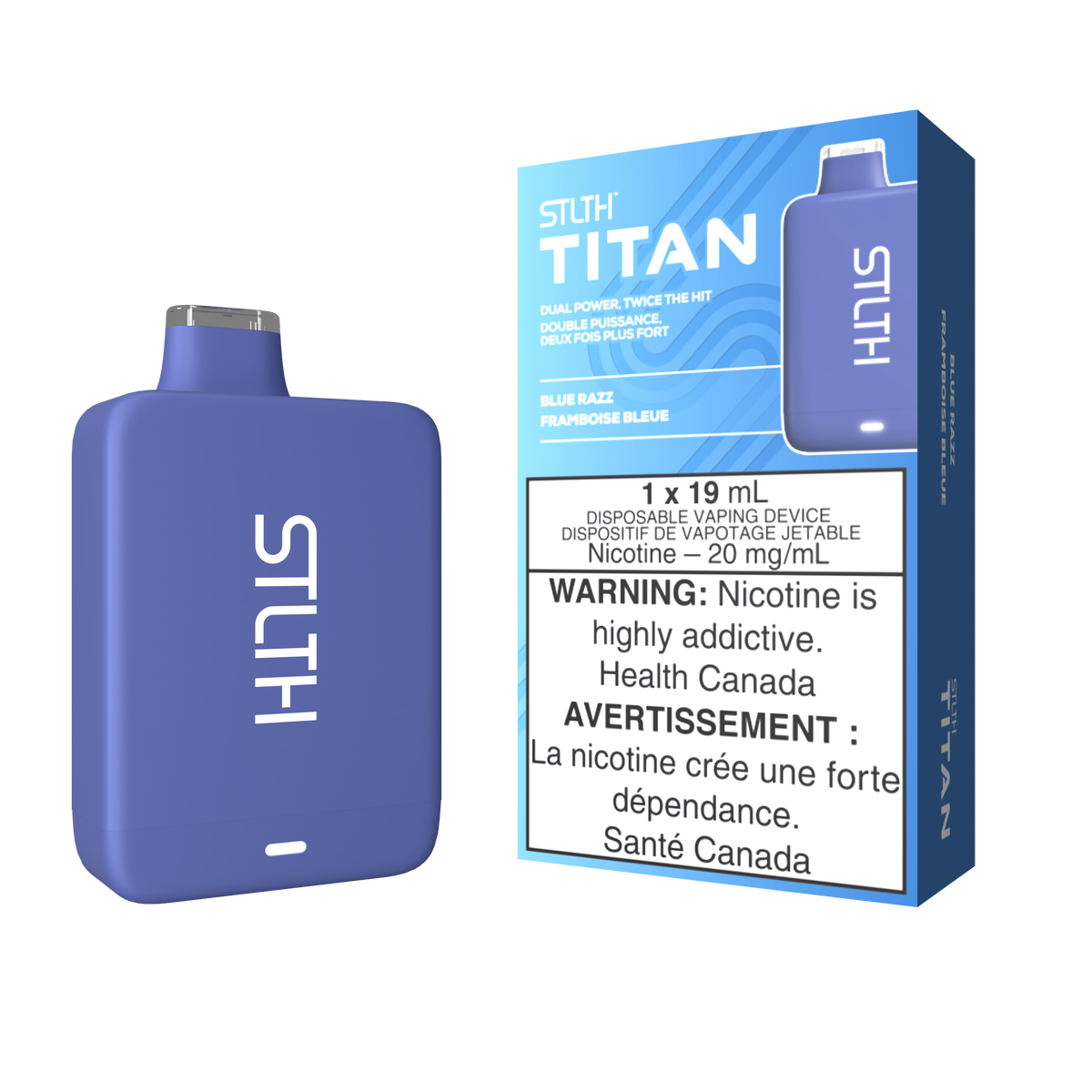 STLTH TITAN 10K DISPOSABLE - Blue Razz