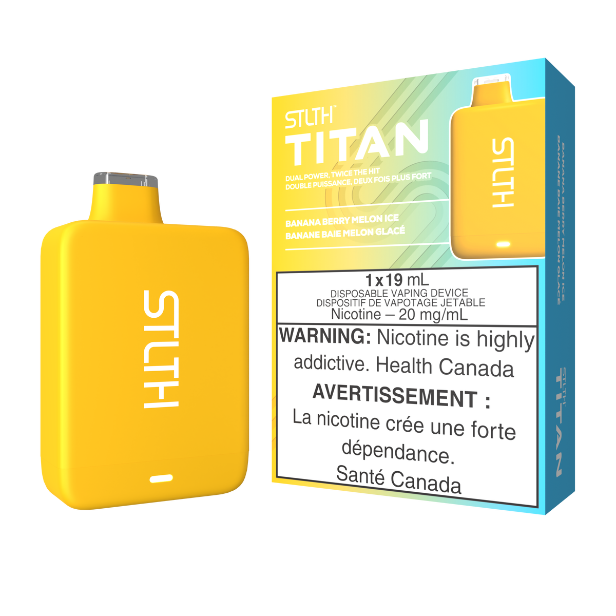 STLTH TITAN 10K - BANANA BERRY MELON ICE