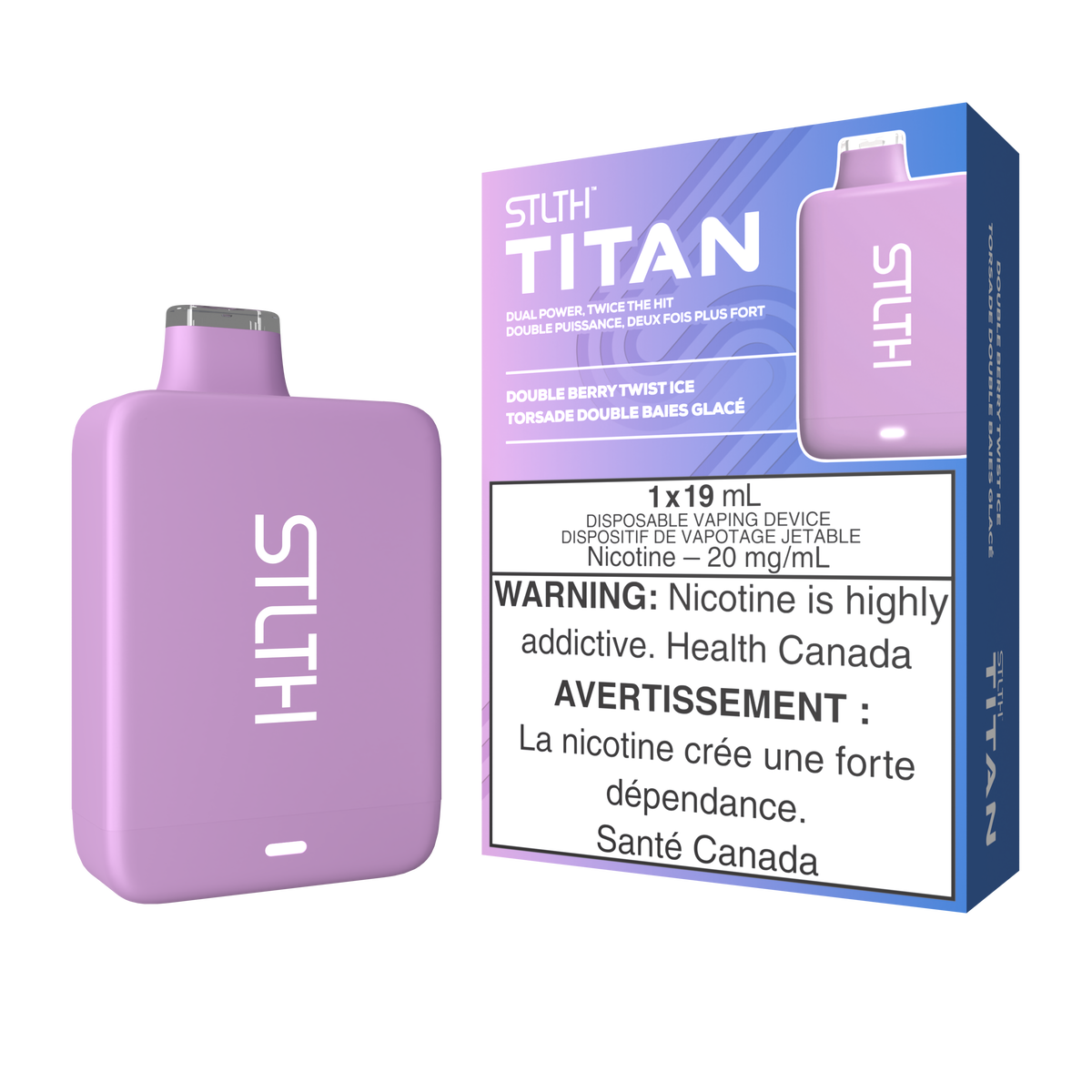 STLTH TITAN 10K - DOUBLE BERRY TWIST ICE