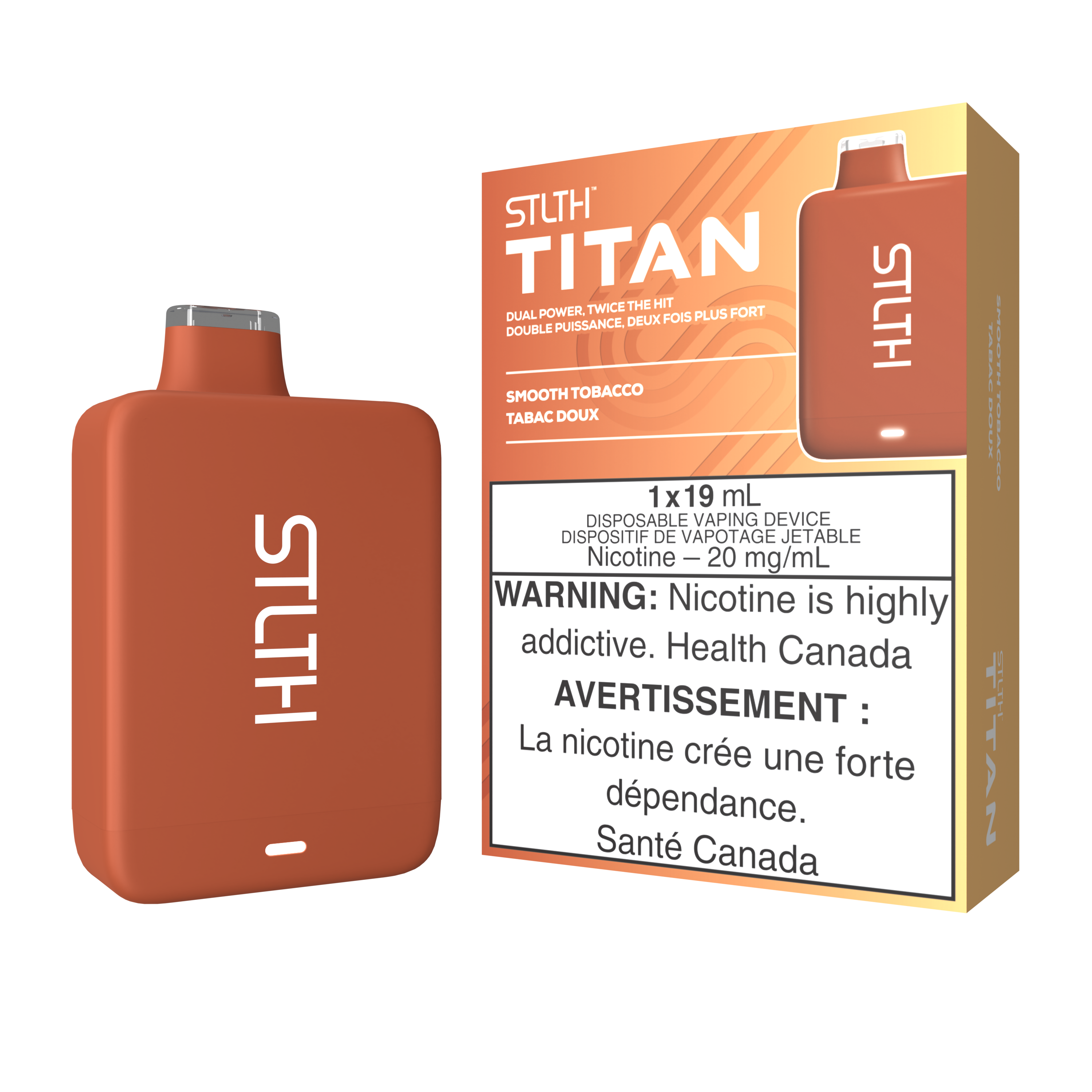 STLTH TITAN 10K - SMOOTH TOBACCO