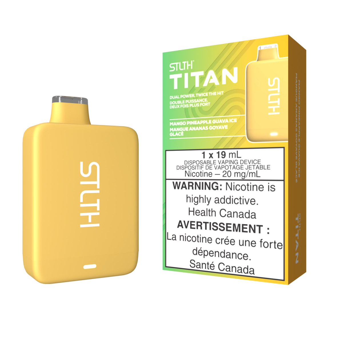 STLTH TITAN - MANGO PINEAPPLE GUAVA ICE