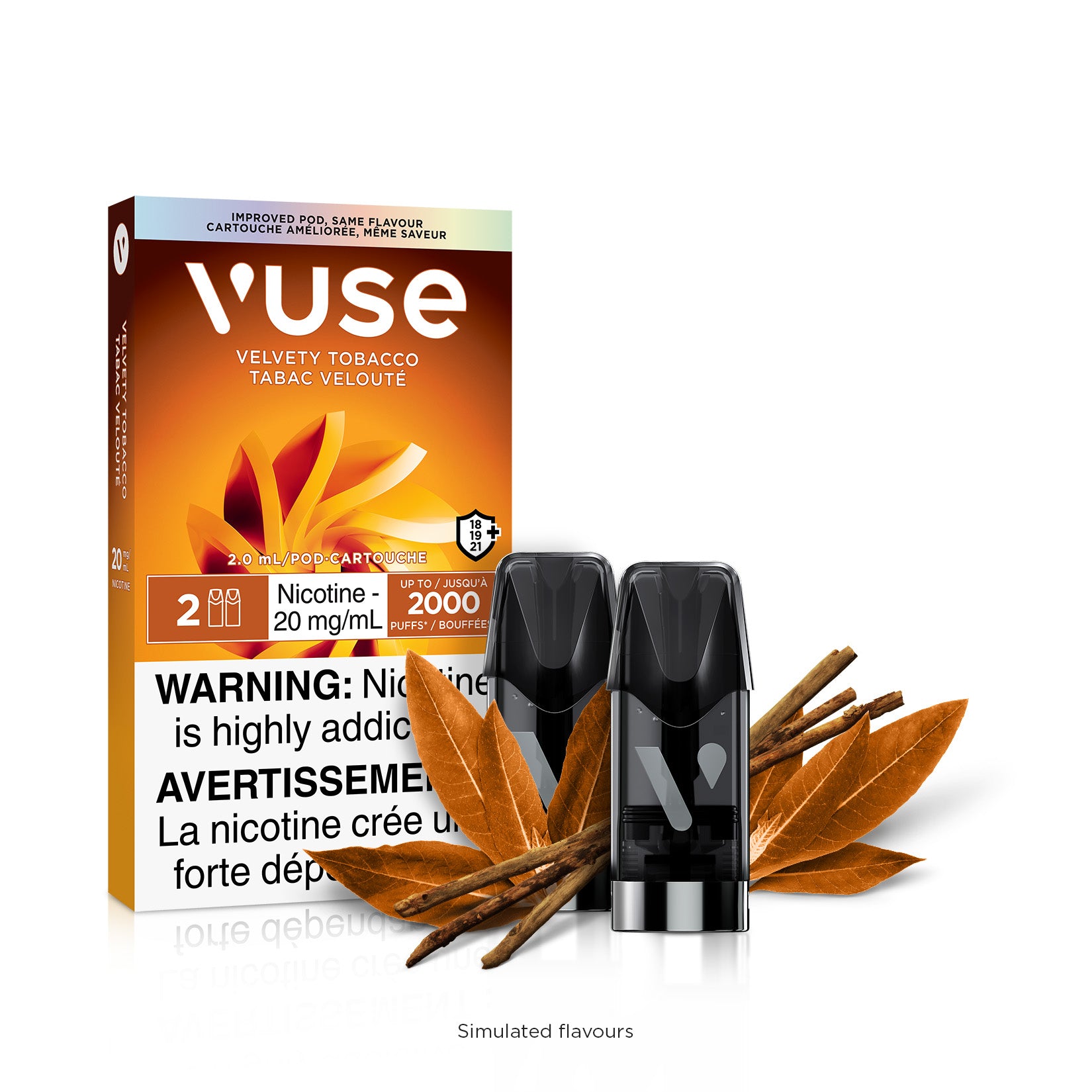 Visual Pods Vuse Pods 2pk - Velvety Tobacco – HM Vape
