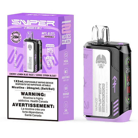 SNIPER 20000 BY VAPEMOD Disposable Vape - MTL & DTL