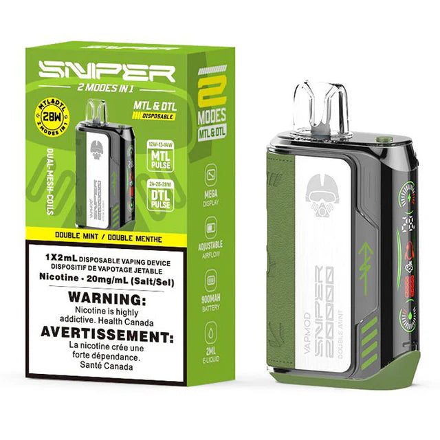 SNIPER 20000 BY VAPEMOD Disposable Vape - MTL & DTL HM Vape SNIPER 20000 BY VAPEMOD Disposable Vape - MTL & DTL HM Vape