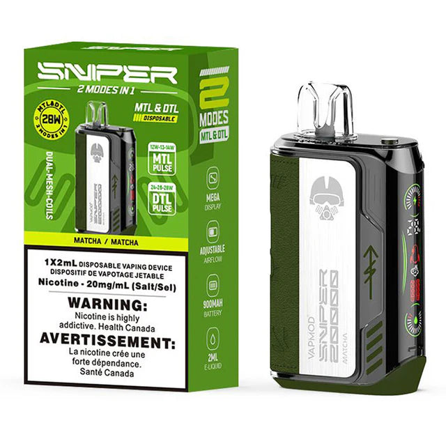 SNIPER 20000 BY VAPEMOD Disposable Vape - MTL & DTL