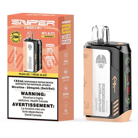 SNIPER 20000 BY VAPEMOD Disposable Vape - MTL & DTL