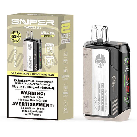 SNIPER 20000 BY VAPEMOD Disposable Vape - MTL & DTL