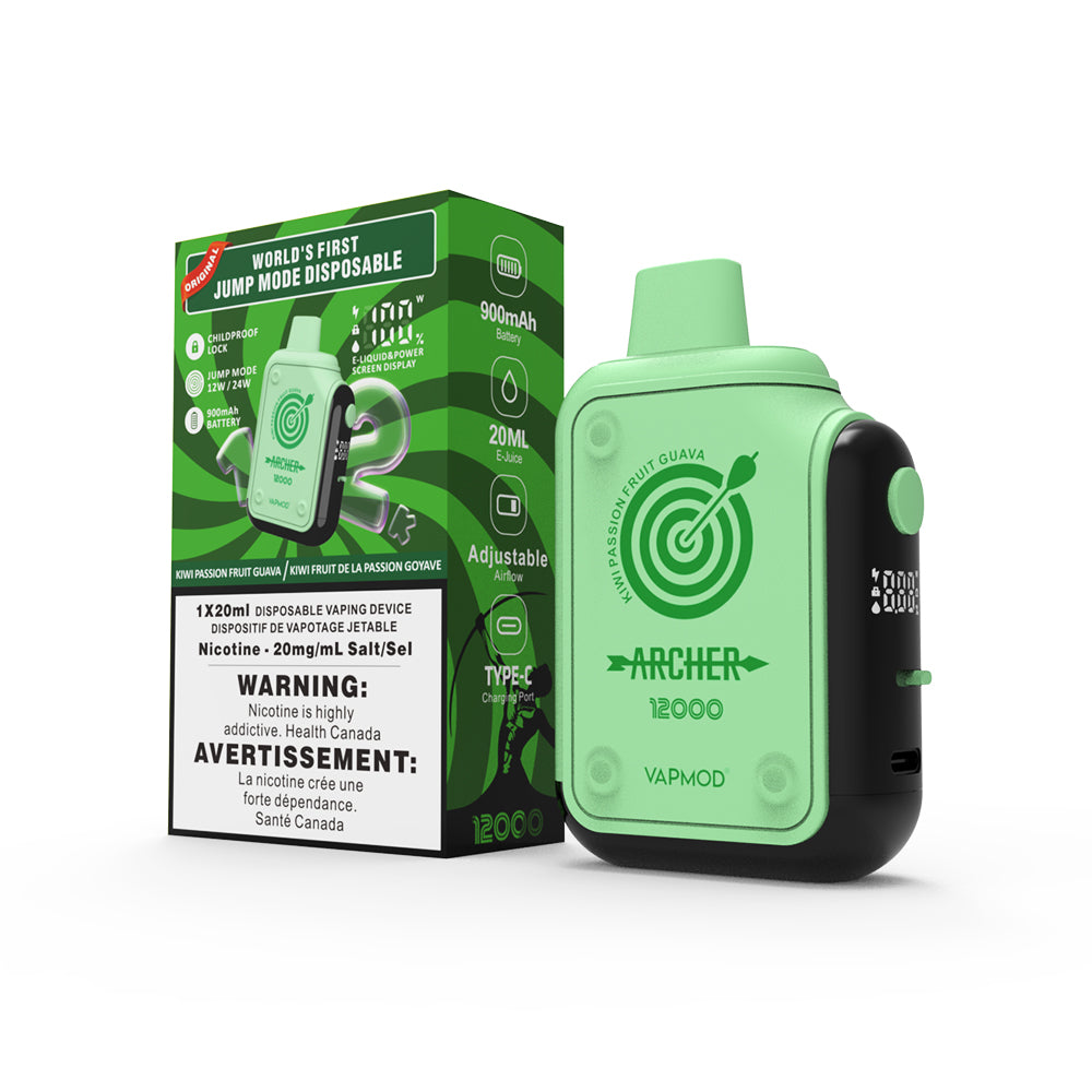 VAPMOD Archer 12000 Disposable - Kiwi Passion Fruit Guava