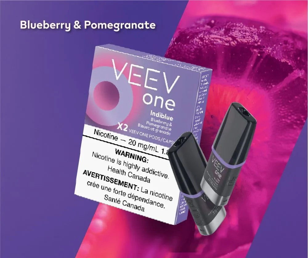 Veev One Pods 2PK 20mg/ml: Indiblue (Blueberry & Pomegranate)