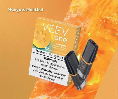 Veev One Pods 2PK 20mg/ml: Marigold (Mango & menthol)