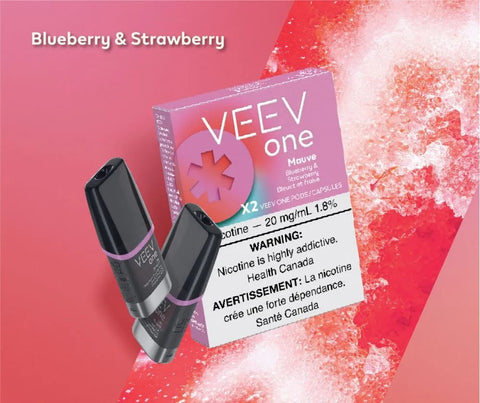 Veev One Pods 2PK 20mg/ml: Mauve (Blueberry & Strawberry)