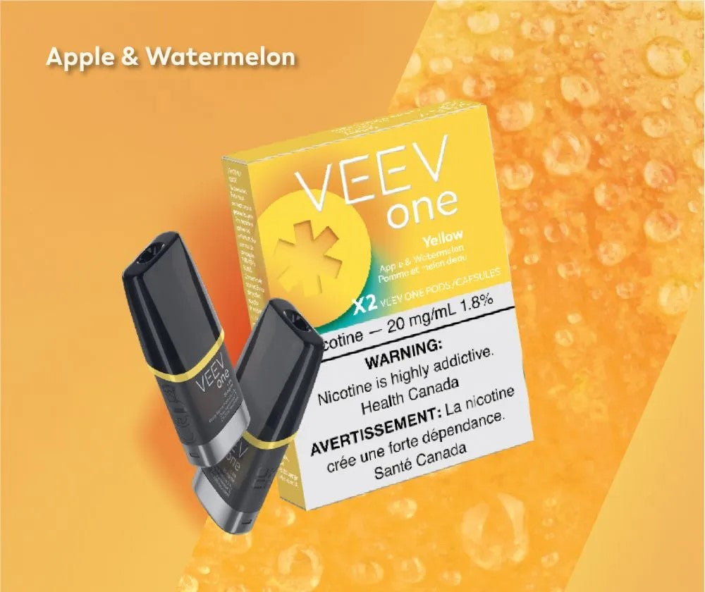 Veev One Pods 2PK 20mg/ml: Yellow (Apple & Watermelon)