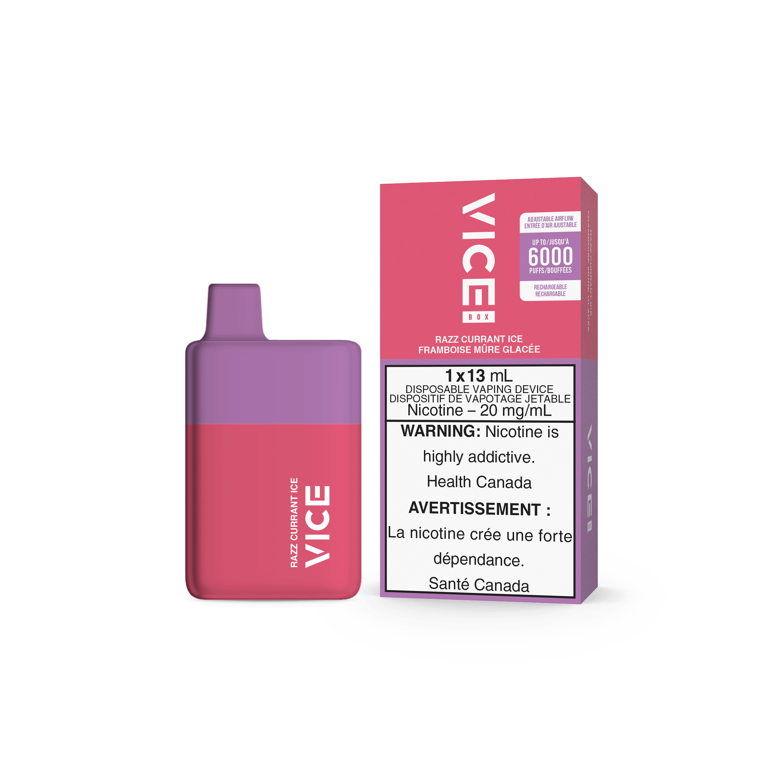 VICE BOX DISPOSABLE - 6000 Puffs - HM Vape