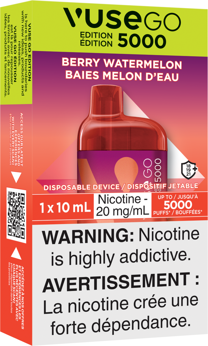 Vuse Go Berry Watermelon Vuse GO 5K Disposable Vape HM Vape Vuse Go Berry Watermelon Vuse GO 5K Disposable Vape HM Vape
