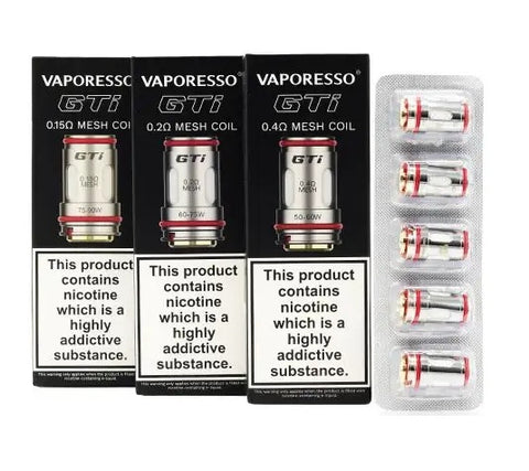 VAPORESSO GTI REPLACEMENT COIL (5/PACK)