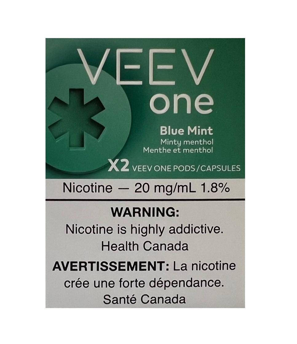 Veev One Pods 2PK 20mg/ml: Blue Mint (Minty Menthol)