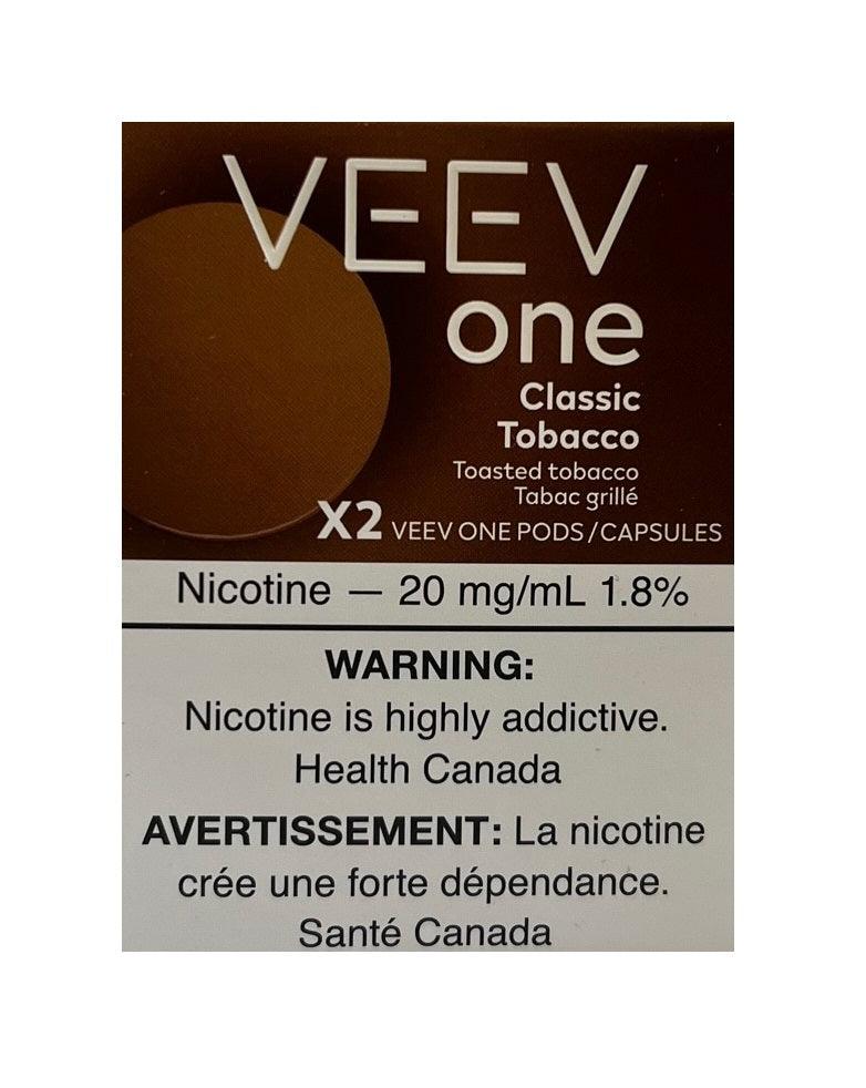 Veev One Pods 2PK 20mg/ml: Classic Tobacco