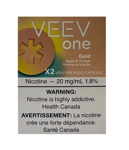 Veev One Pods 2PK 20mg/ml: Gold (Apple & Orange)