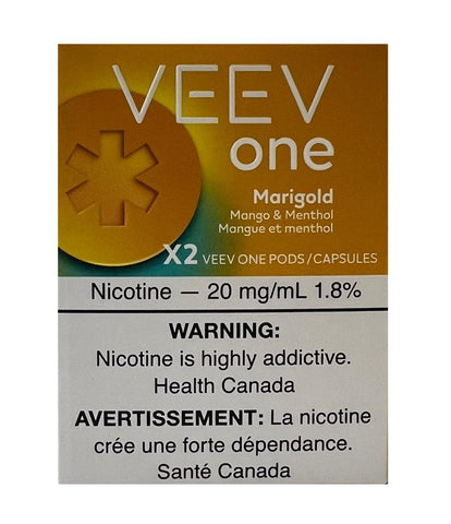 Veev One Pods 2PK 20mg/ml: Marigold (Mango & menthol)