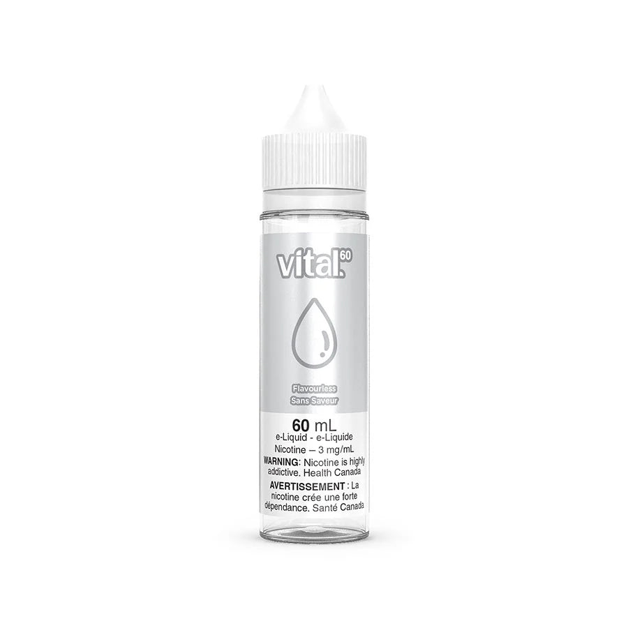 VITAL 60ML FREEBASE - FLAVOURLESS