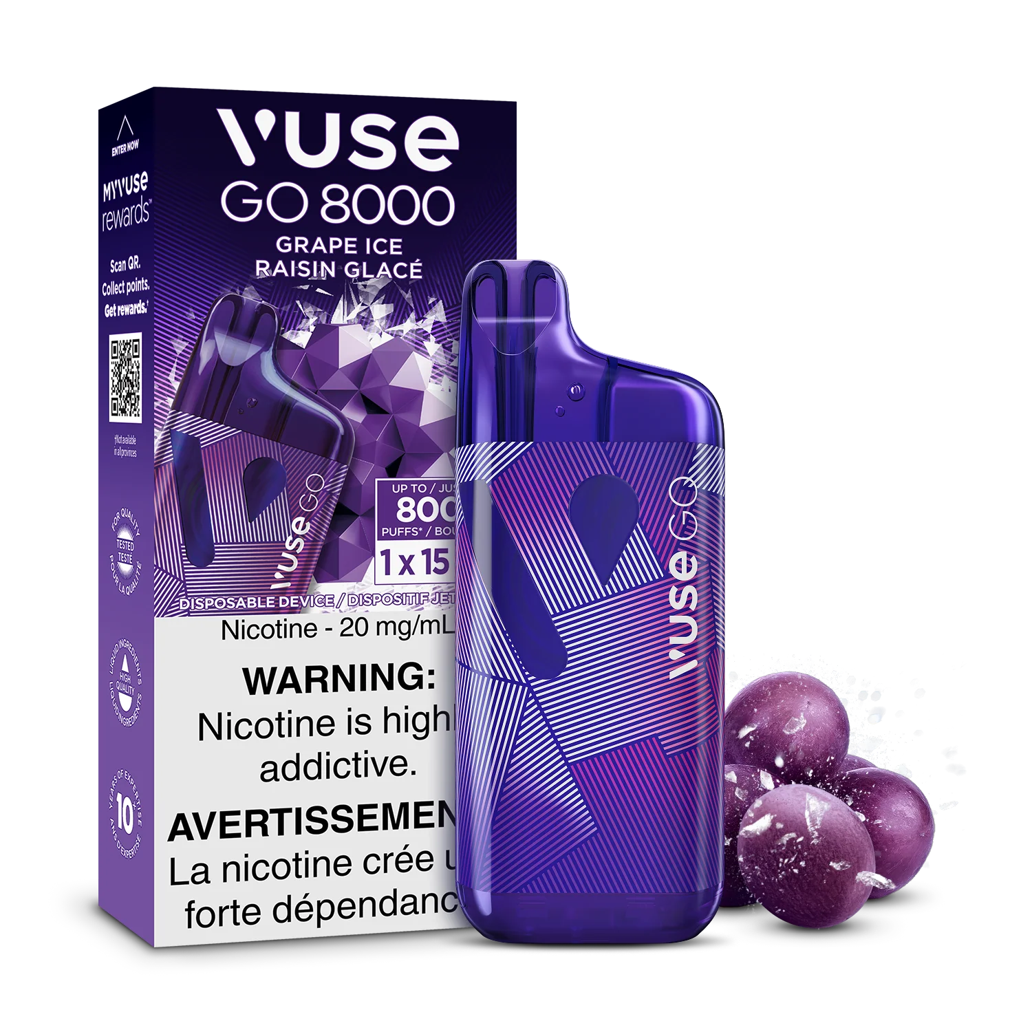 Vuse Go Ingredients Vuse GO 8K Disposable Vape HM Vape Vuse Ultra Pod Cherry Ice 20mg/ Vuse Go Ingredients Vuse GO 8K Disposable Vape HM Vape Vuse Ultra Pod Cherry Ice 20mg/