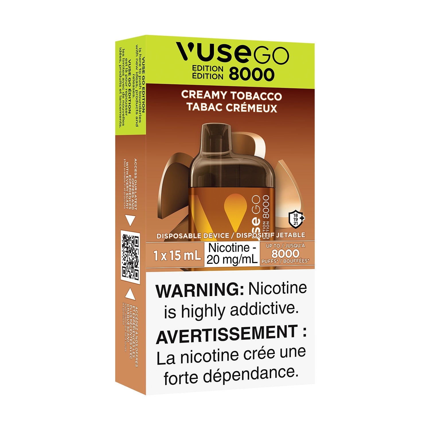 VUSE GO 8000 - CREAMY TOBACCO