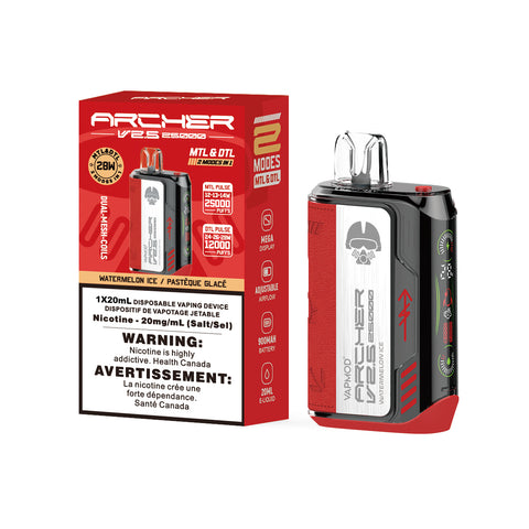 VAPMOD Archer V2.5 Disposable Vape - 25000 Puff