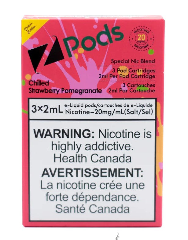 Z Pods 20MG - CHILLED STRAWBERRY POMEGRANATE