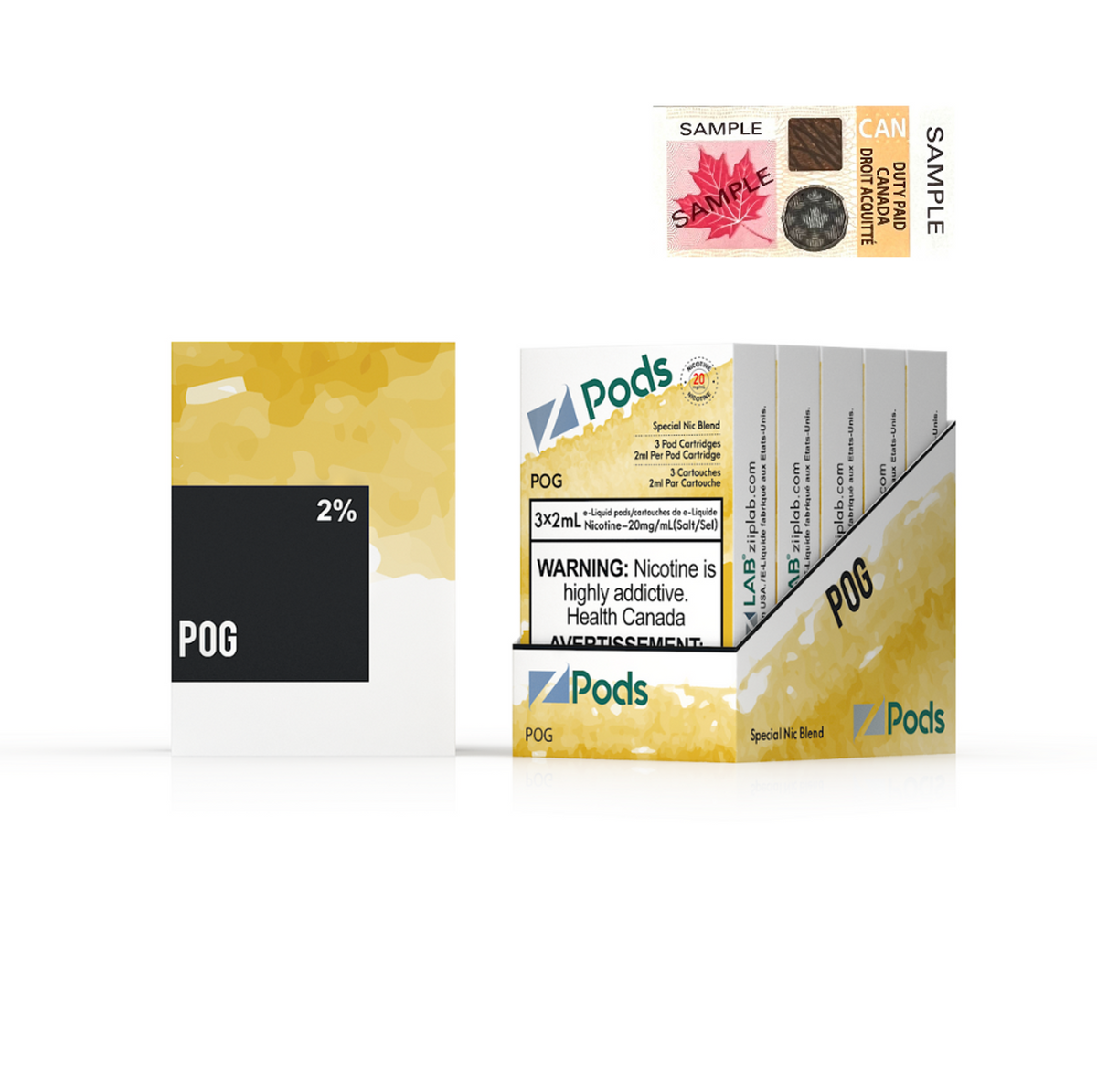 Z Pods 20MG - Passionfruit Orange Guava (POG)