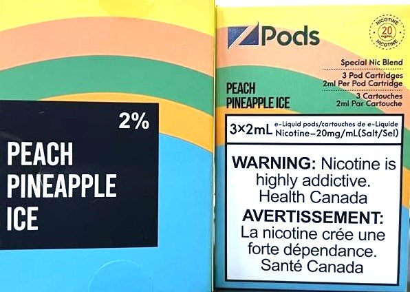 Z Pods 20mg - Peach Pineapple Ice