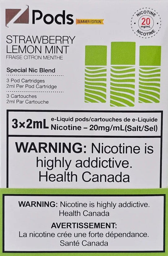 Z Pods 20MG - Strawberry Lemon Mint