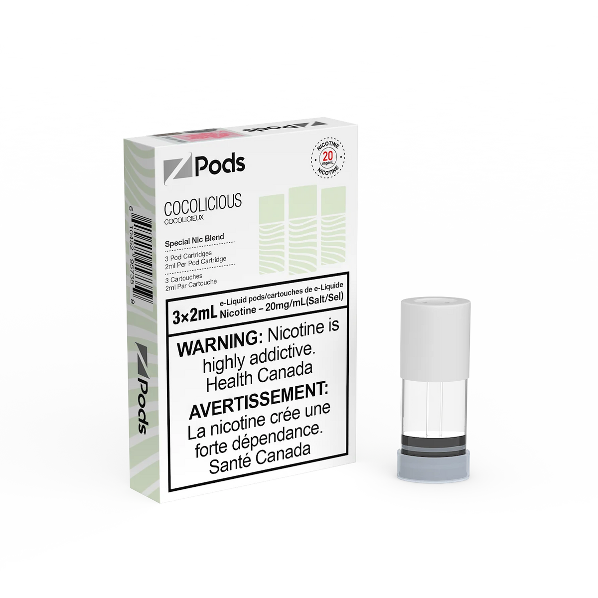 Z Pods 20MG - Cocolicious (Dream Cream)