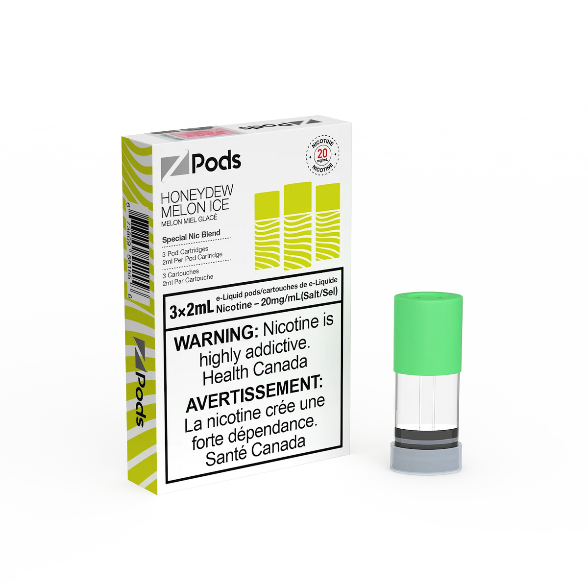Z Pods 20MG - Honeydew Melon Ice