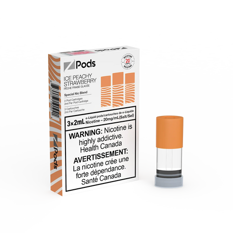 Z Pods 20MG - Ice Peachy Strawberry