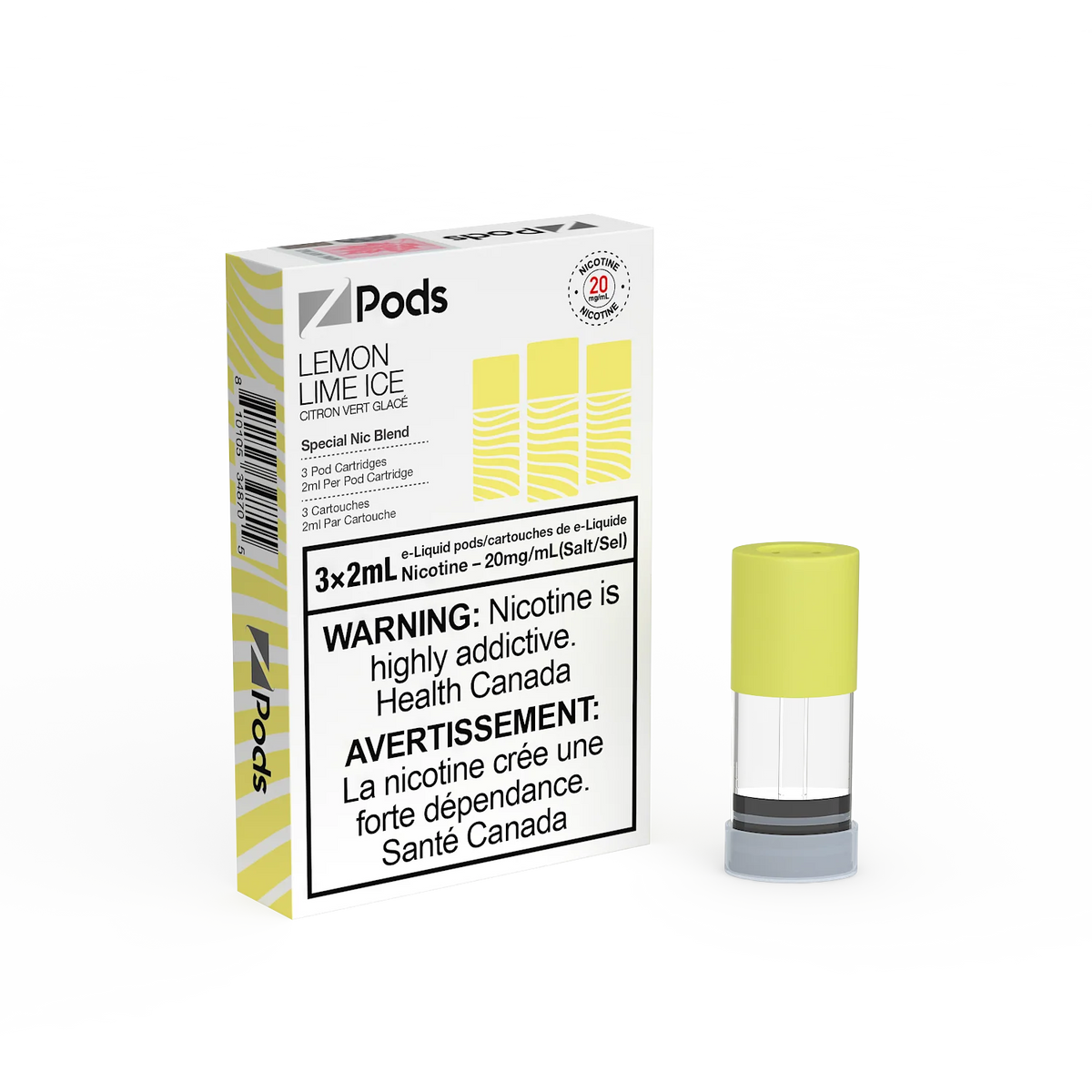 Z Pods 20MG - Lemon Lime Ice