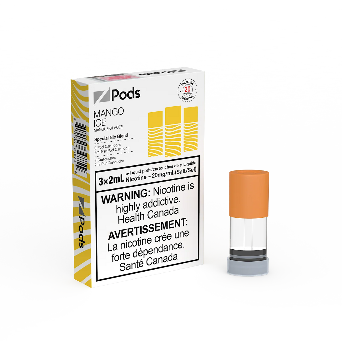 Z Pods 20mg - Mango Ice