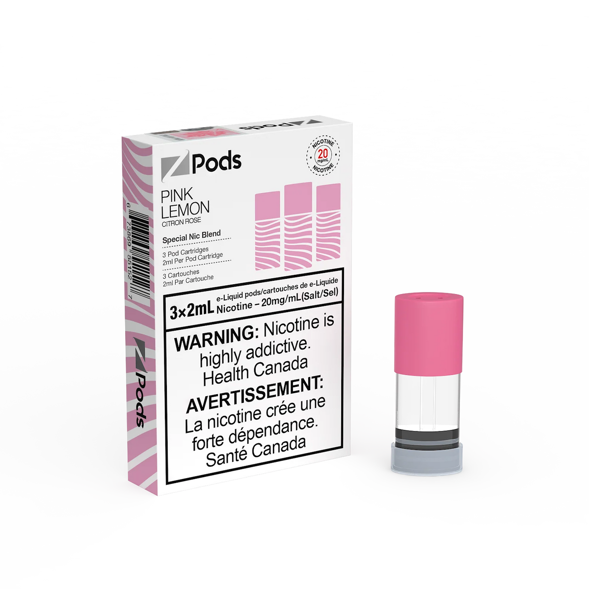 Z Pods 20mg - Pink Lemon